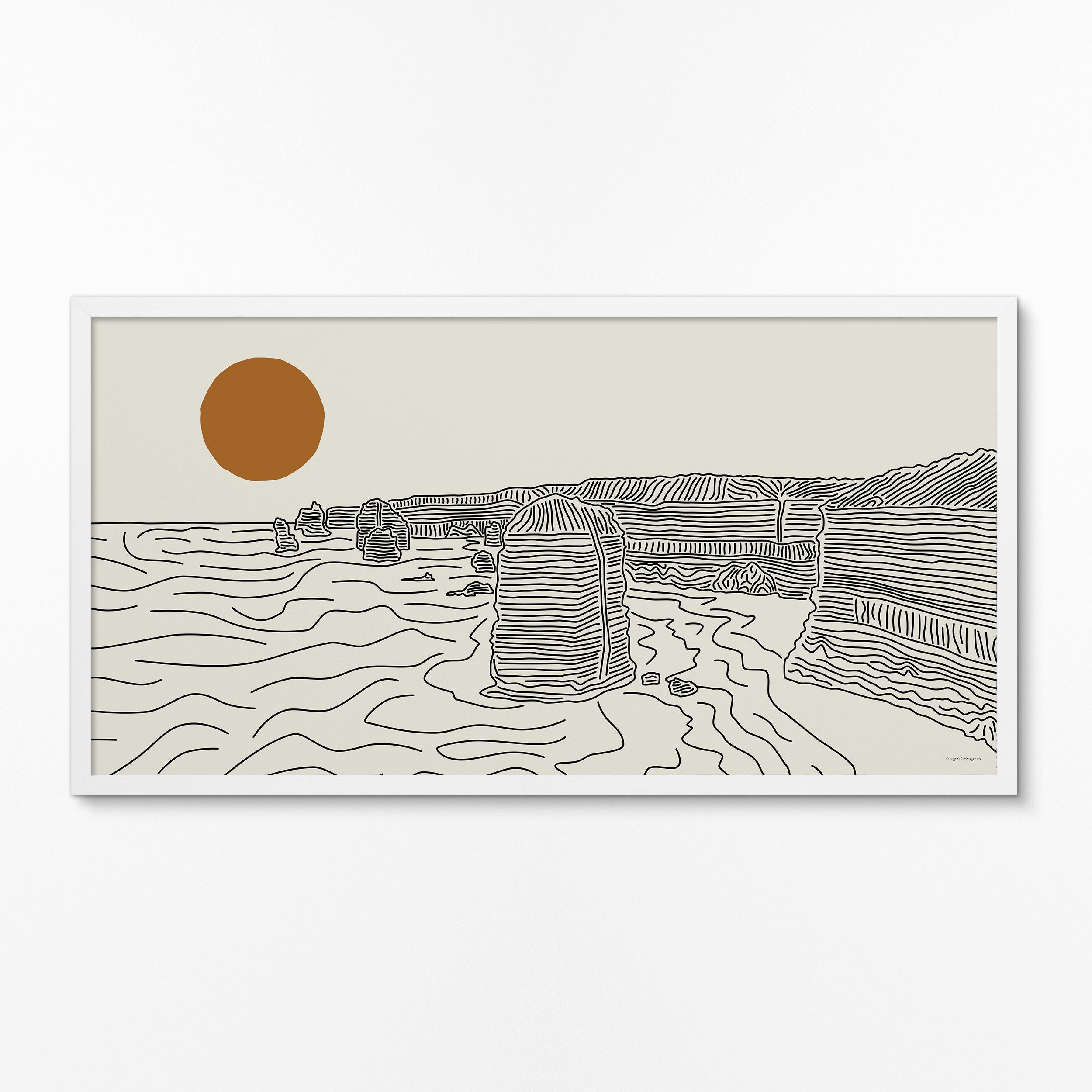 Great Ocean Road Australië Panorama Poster