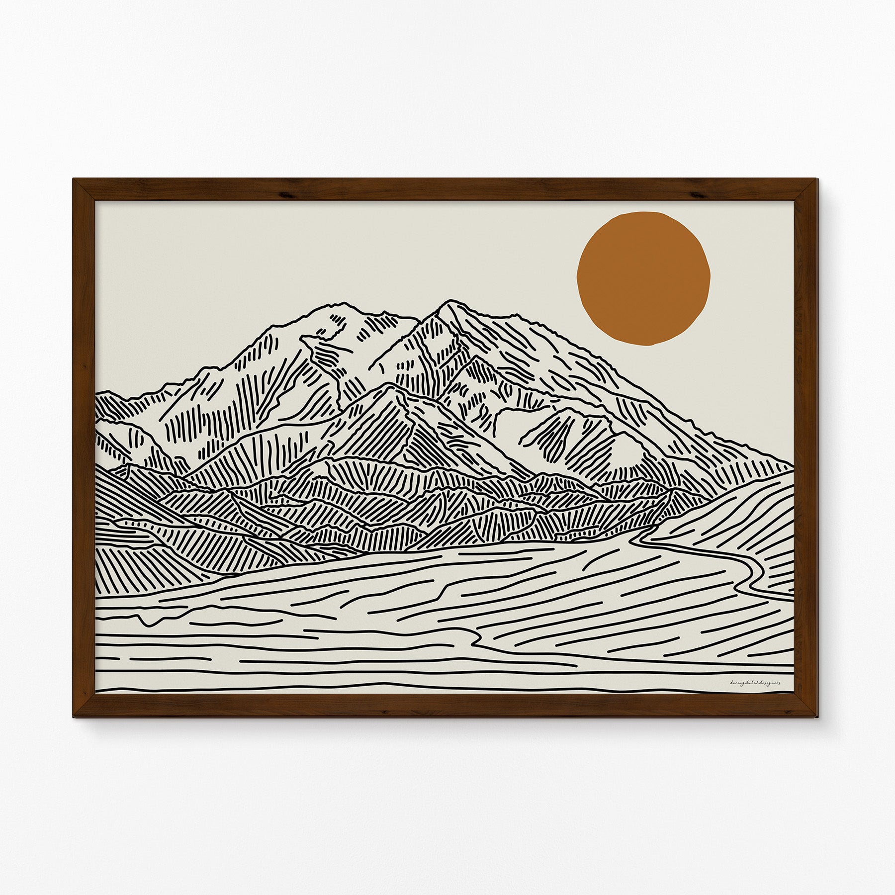 Denali Poster Horizontal: The Roof of Alaska