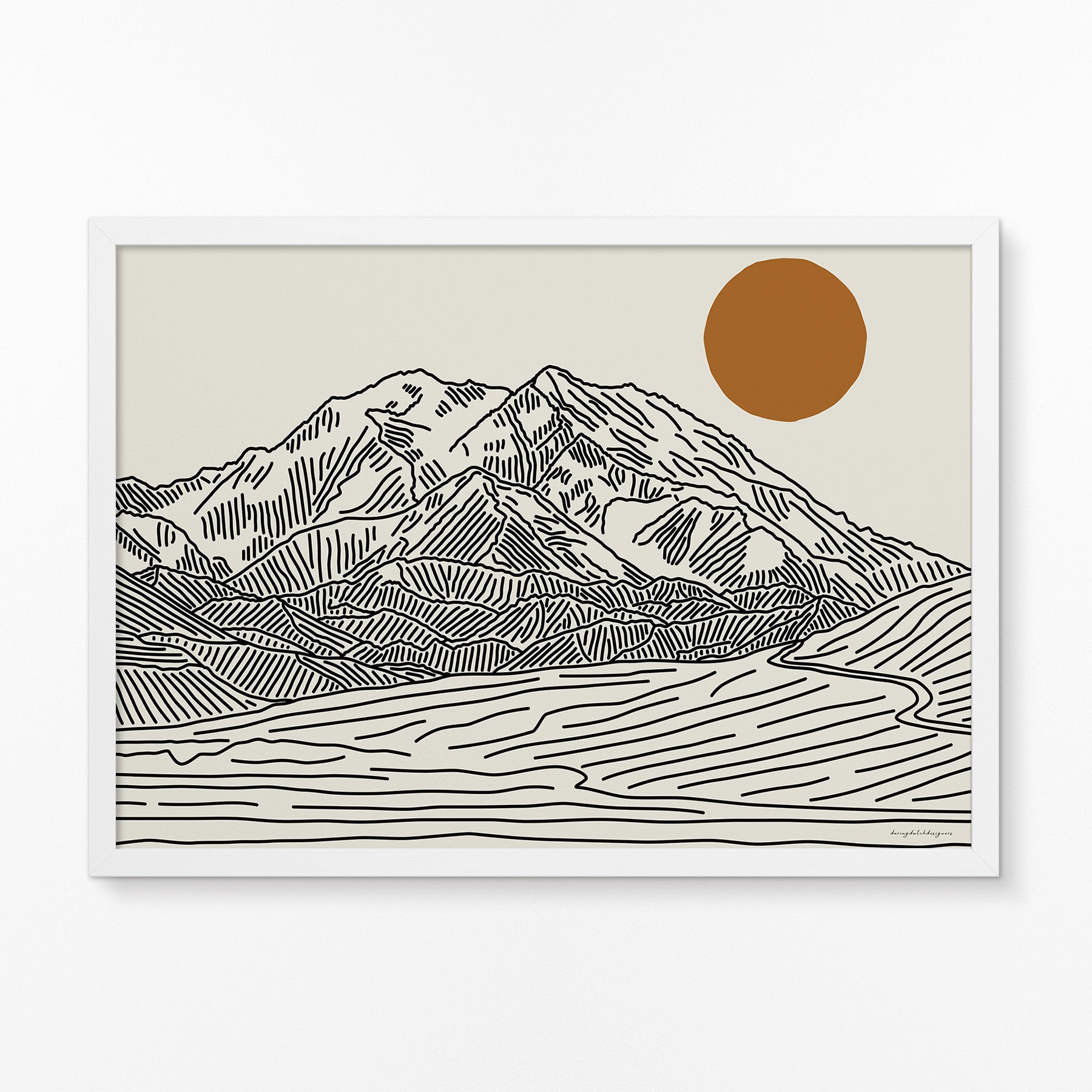Denali Poster Horizontal: The Roof of Alaska
