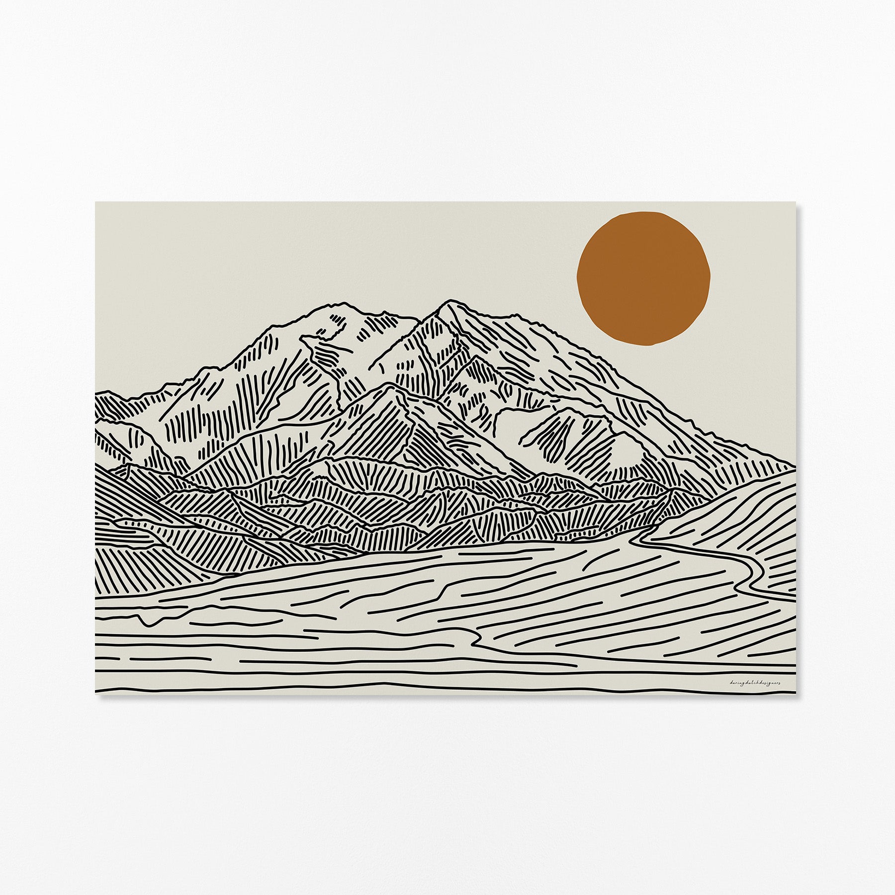 Denali Poster Horizontal: The Roof of Alaska