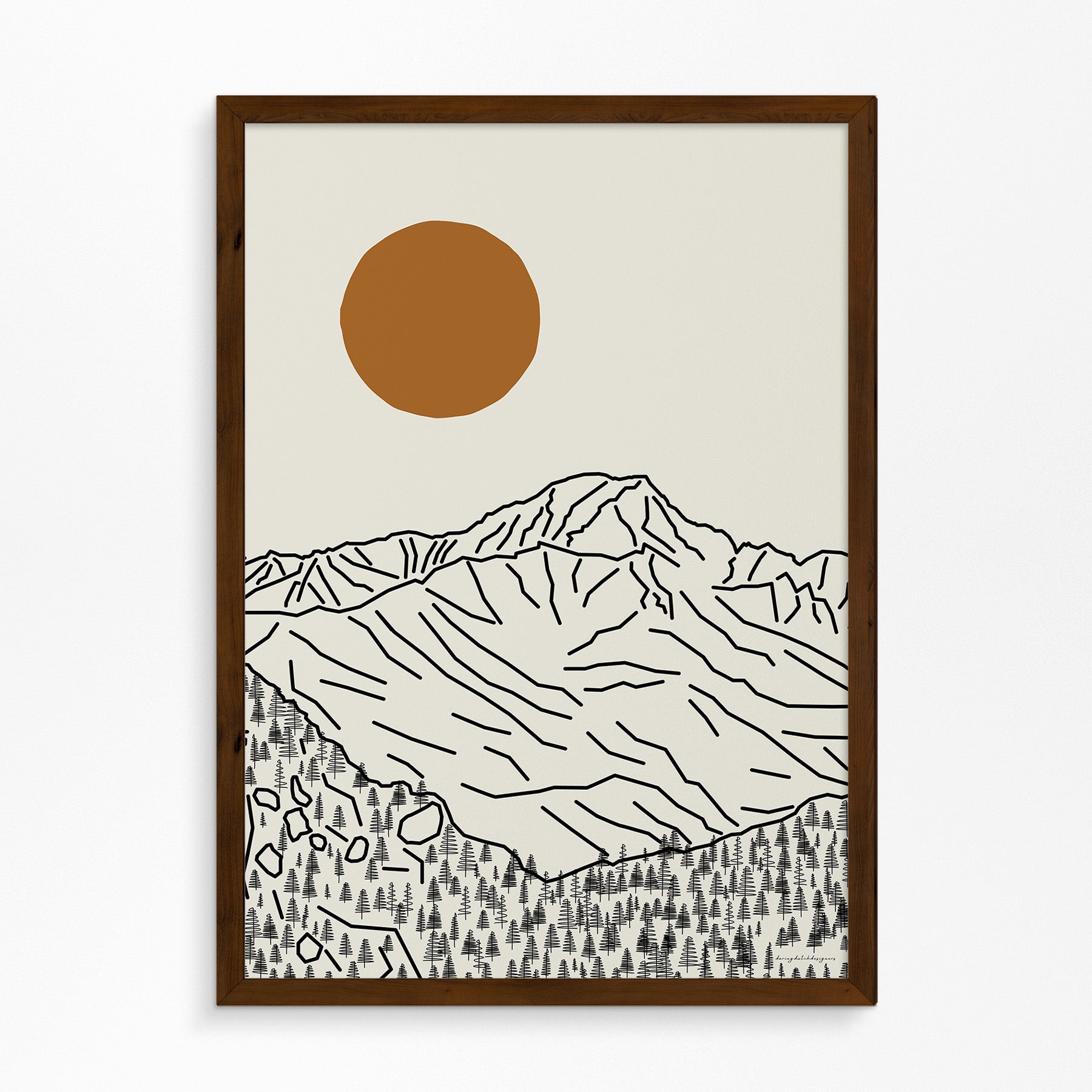Mont Blanc Poster Vertical