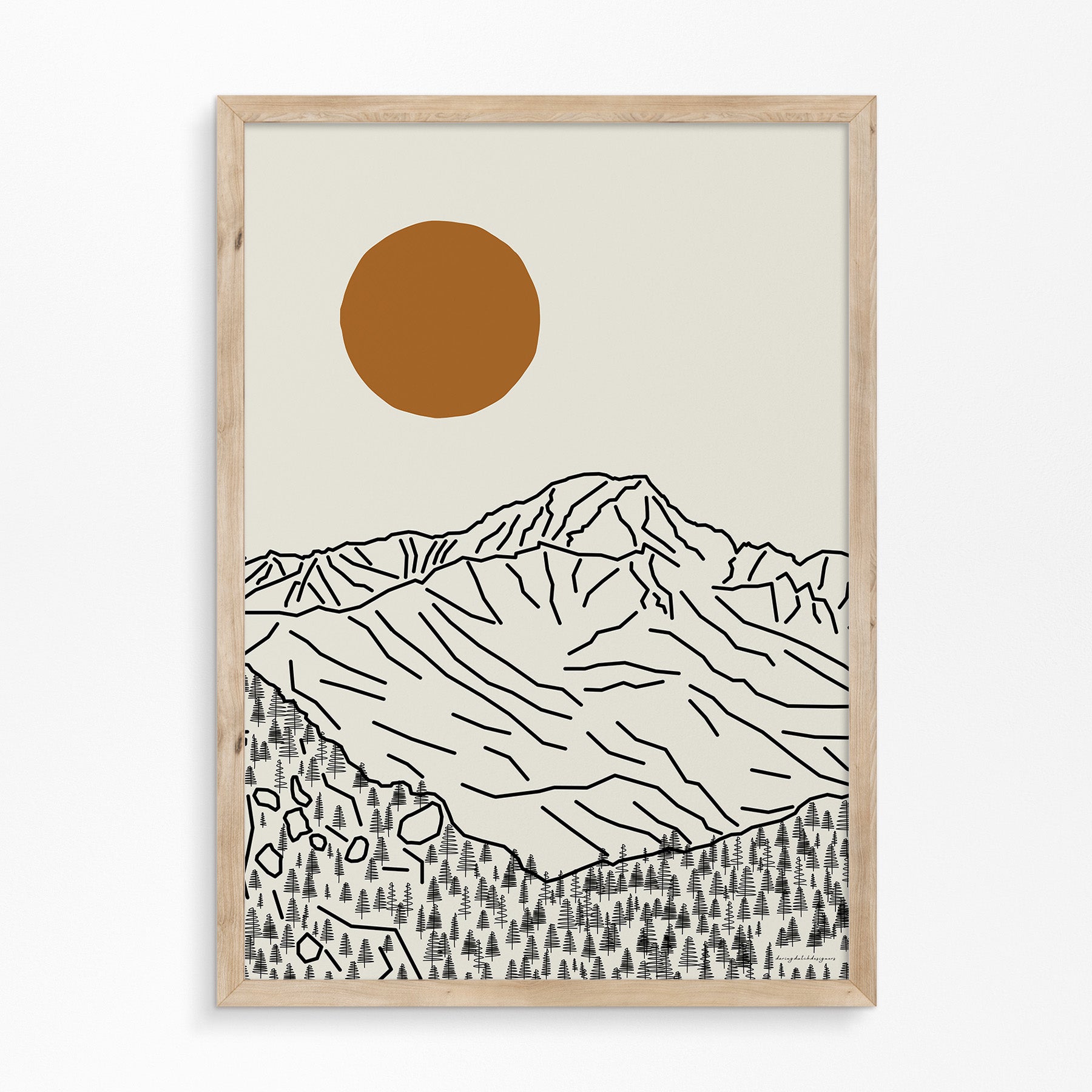 Mont Blanc Poster Vertical