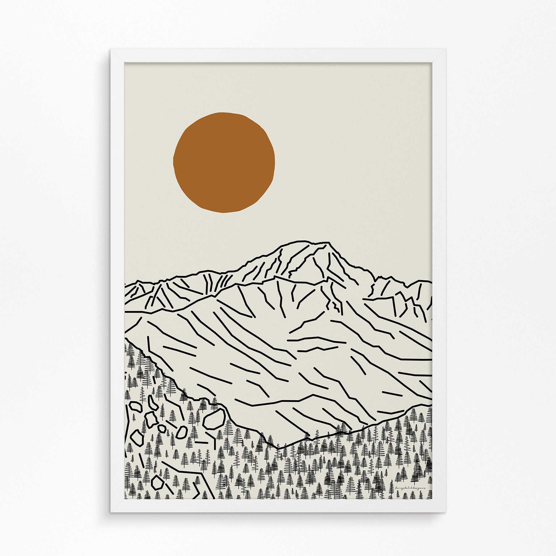 Mont Blanc Poster Vertical