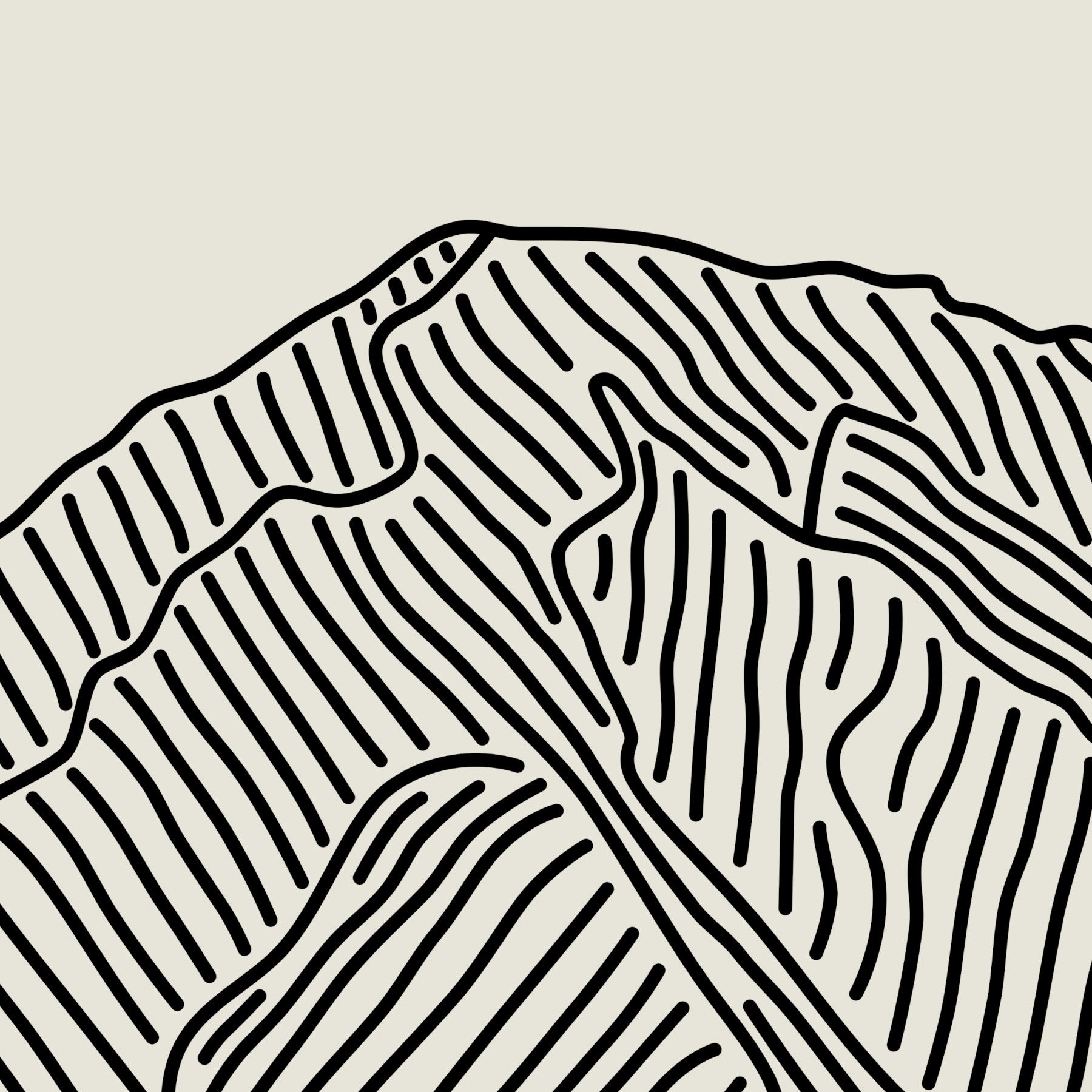 Back to Adventure: Line Art Poster Maui, Hawaii