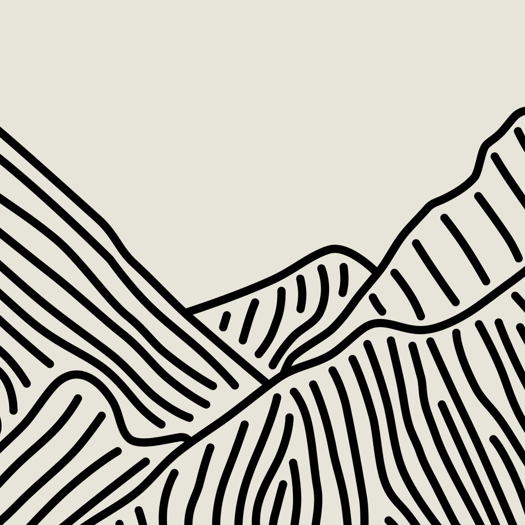 Line Art Poster Maui, Hawaii – Tropical Serenity