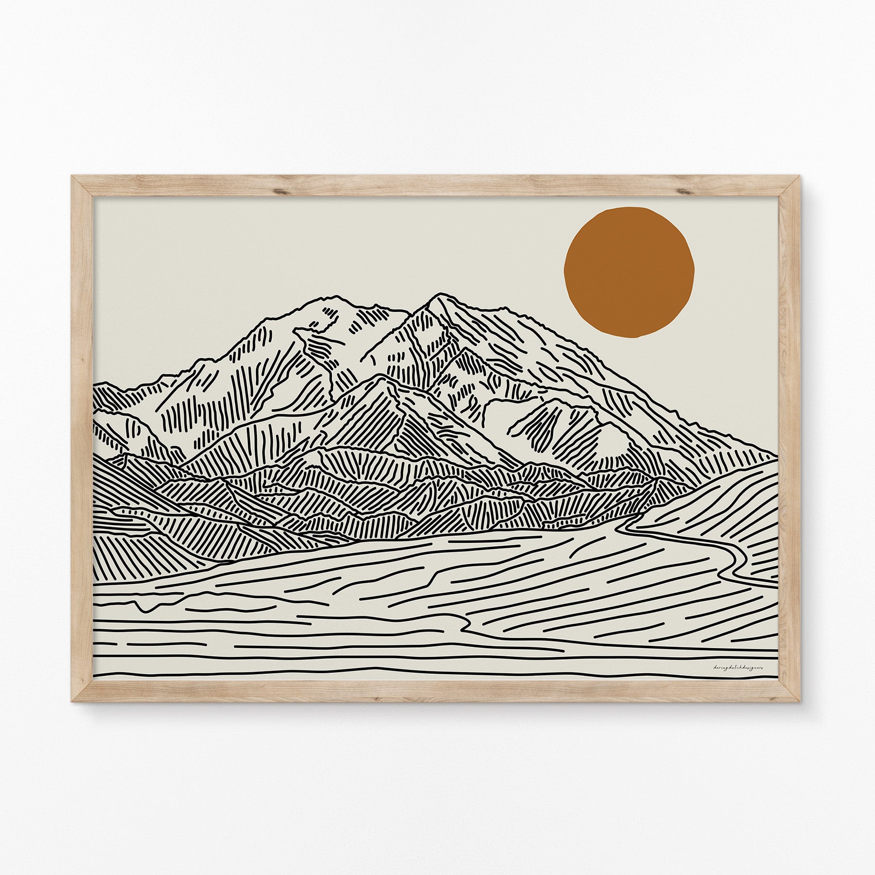 Denali Poster Horizontal: The Roof of Alaska