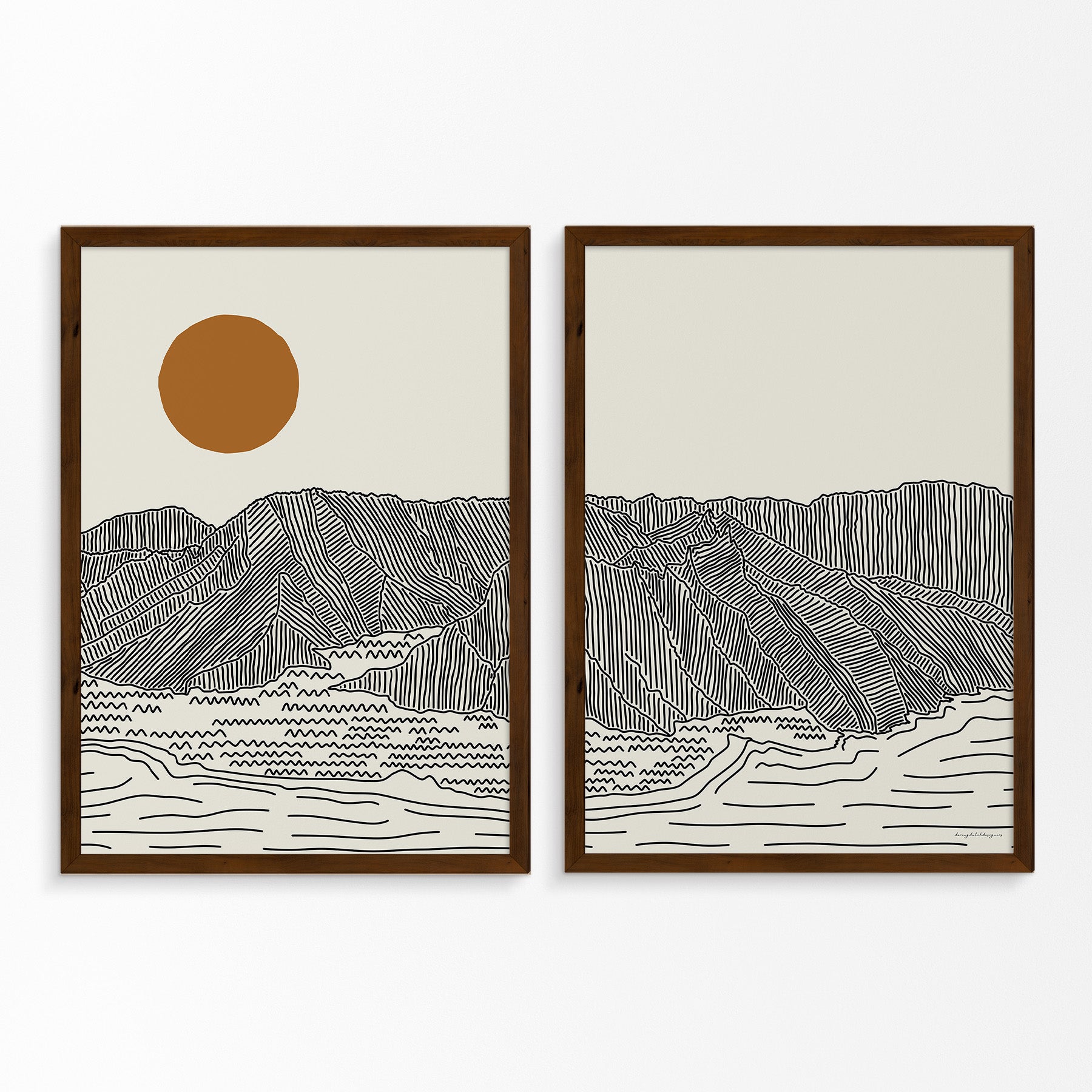 Tweeluik Poster - Jouw Herinnering aan Oahu, Hawaii