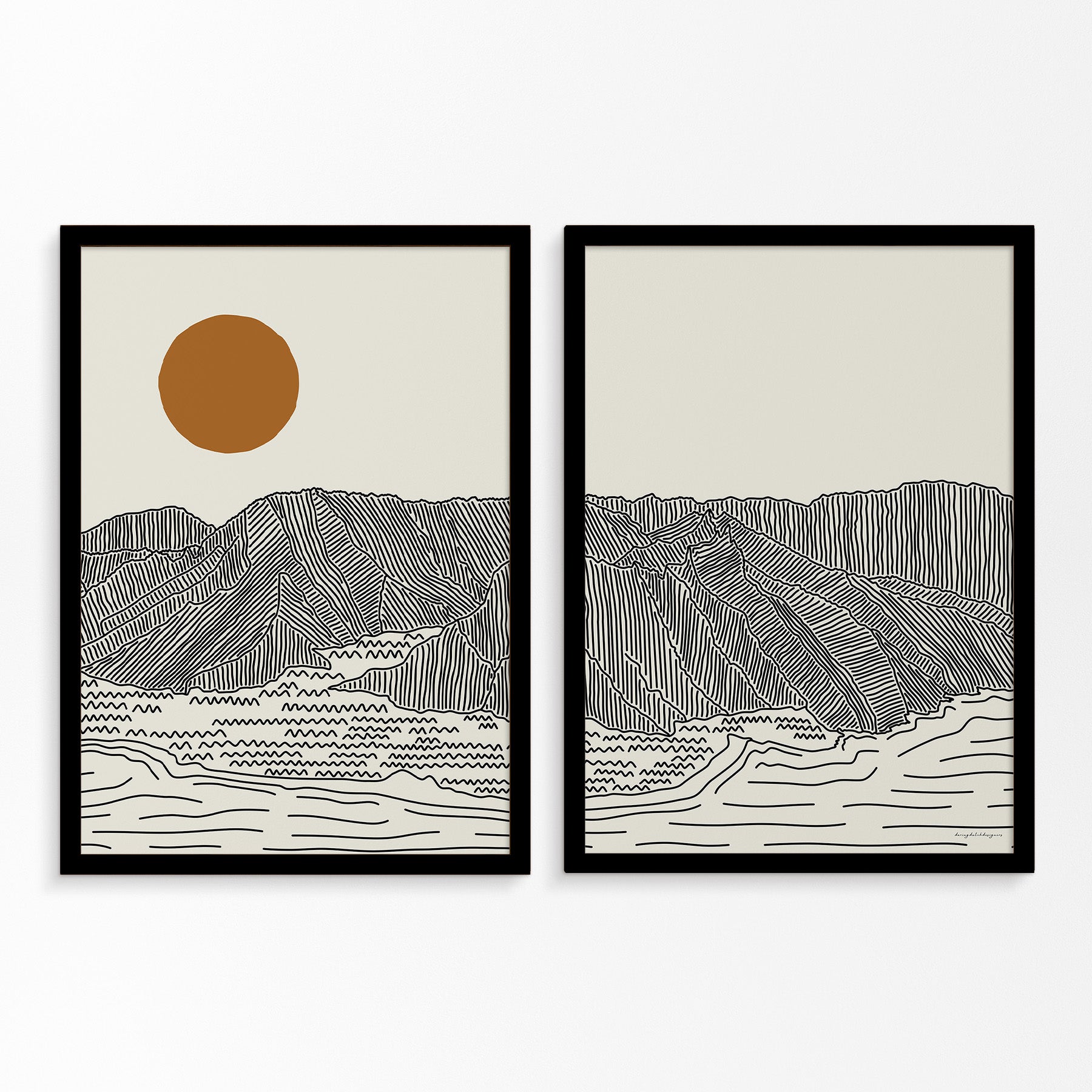 Tweeluik Poster - Jouw Herinnering aan Oahu, Hawaii