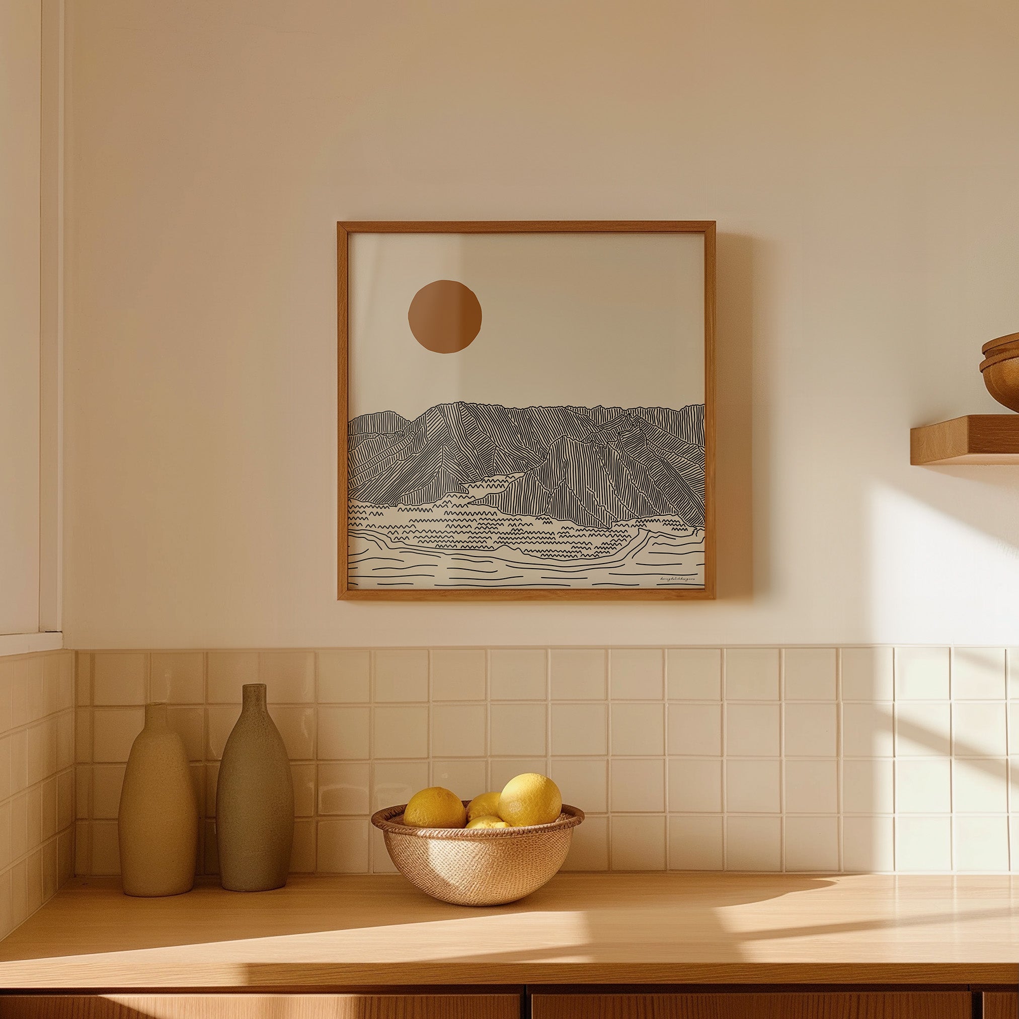 Poster Vierkant - Magisch Oahu Hawaii