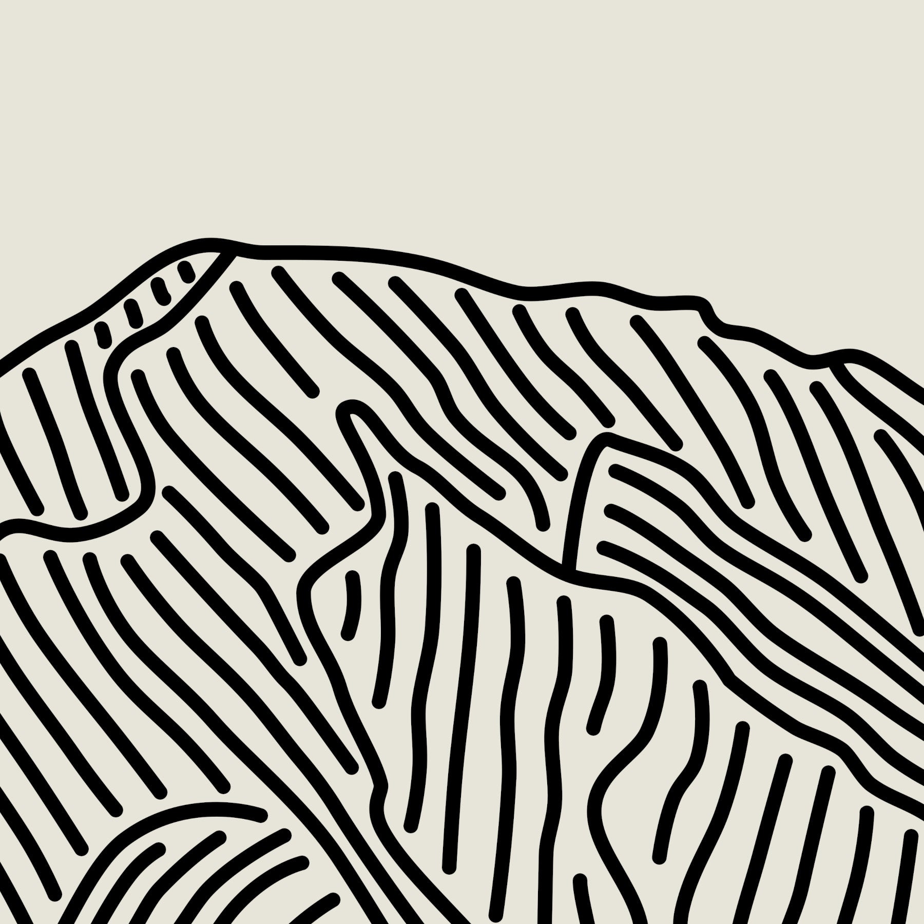 Memories of Maui, Hawaii – Triptych Line Art Poster