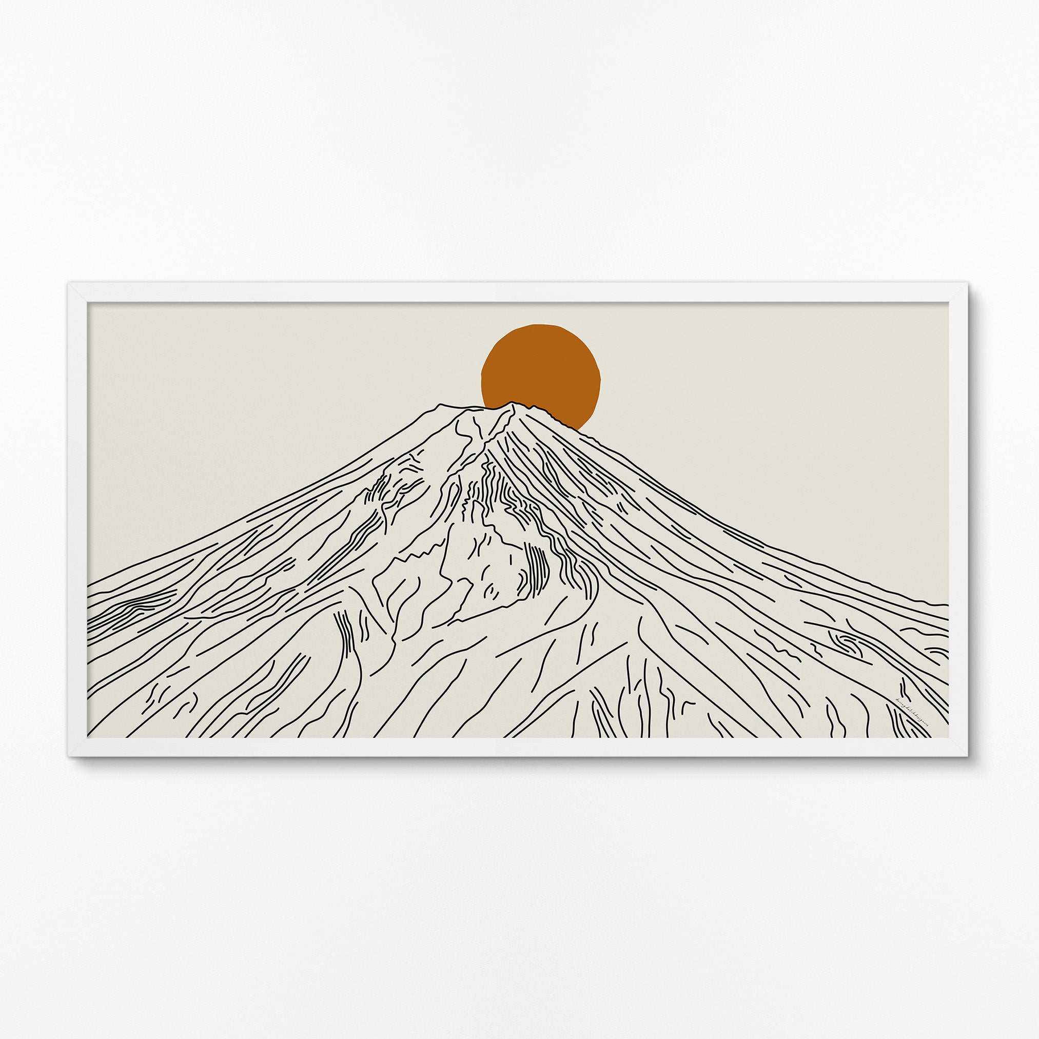 Reis naar Japan – Mount Fuji Panorama Poster