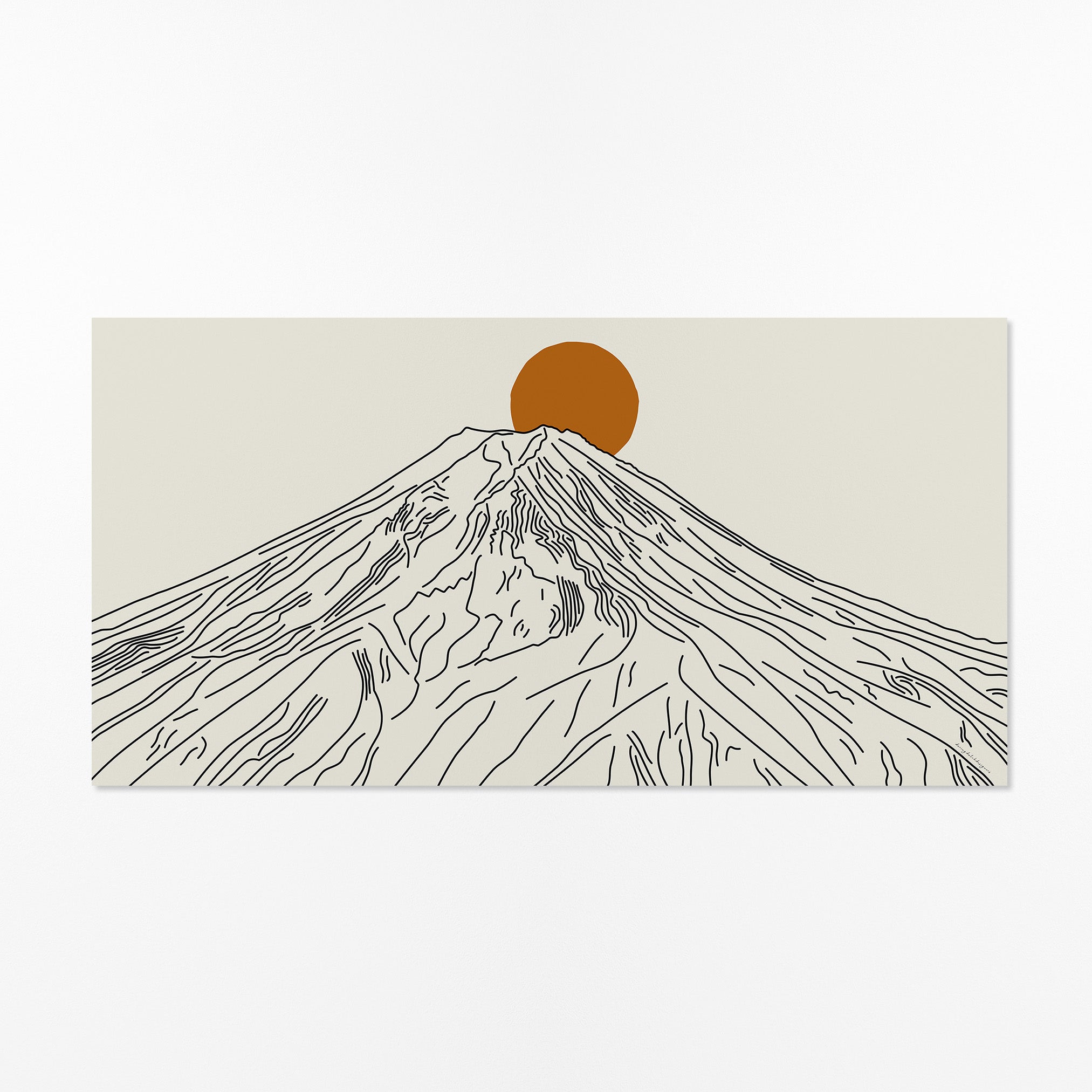 Travel to Japan – Mount Fuji Panorama Poster