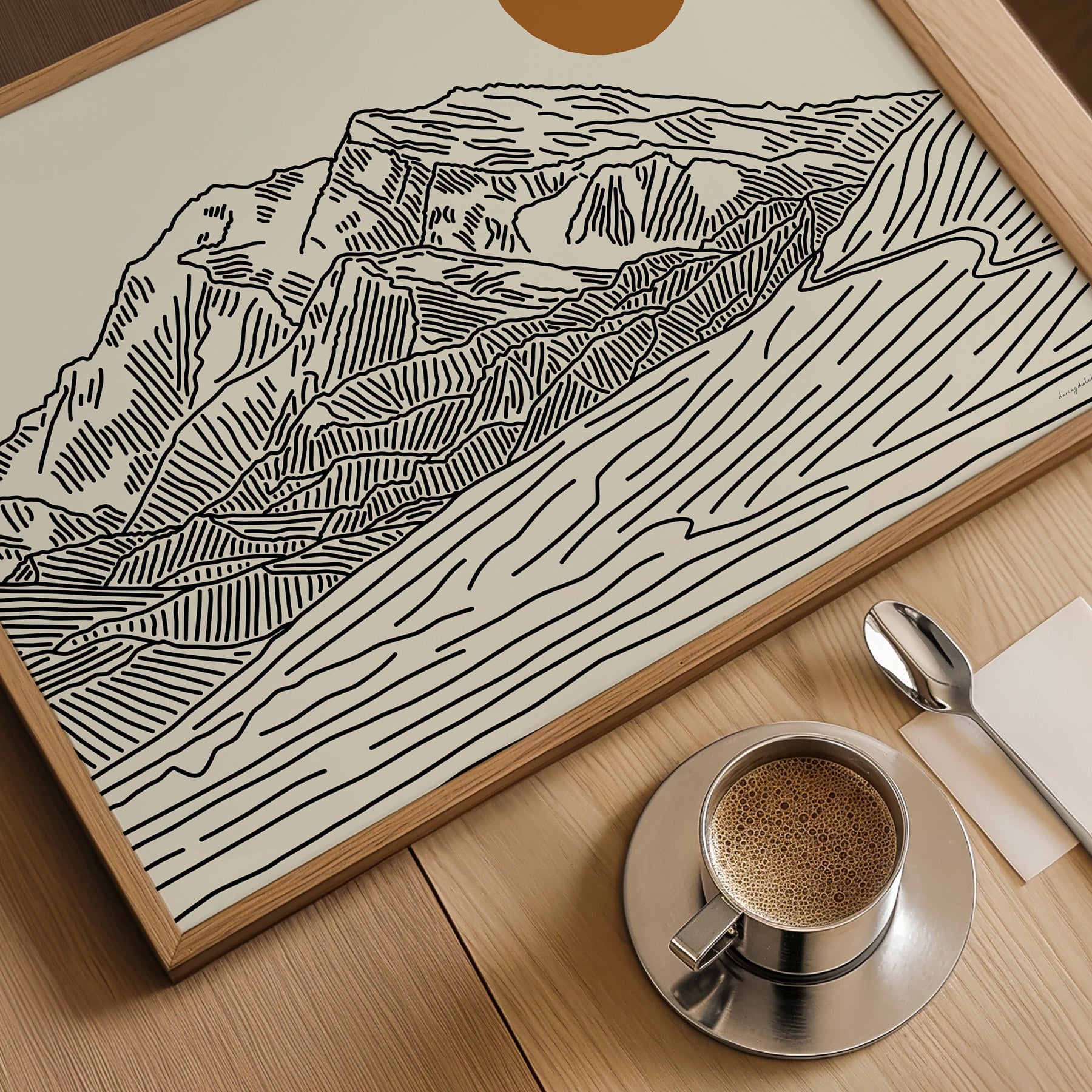 Het origineelste cadeau voor een klimmer? Geef hun berg een plek aan de muur!