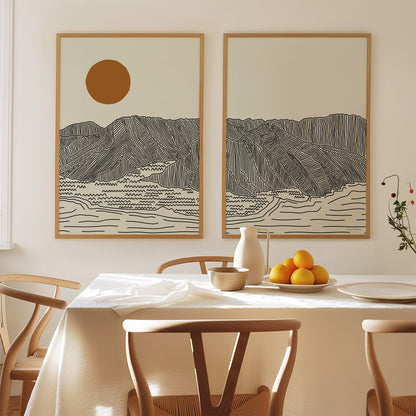 Tweeluik Poster - Jouw Herinnering aan Oahu, Hawaii