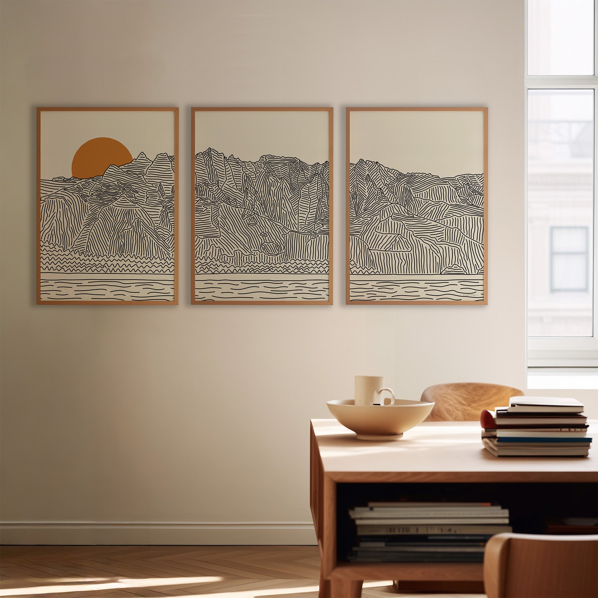 Hawaii Posters – Line Art van Kauai, Maui & Oahu – Daring Dutch