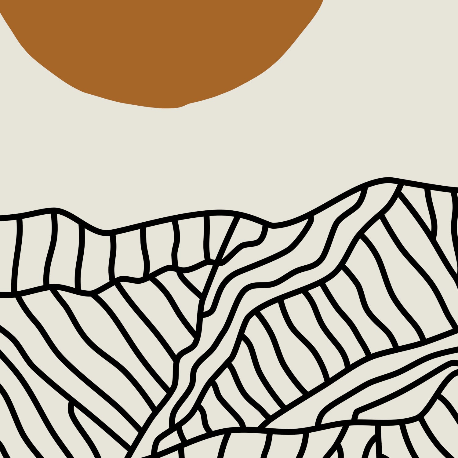 Zwei Blicke auf die Südlichen Japanischen Alpen – Vertikale Poster Set