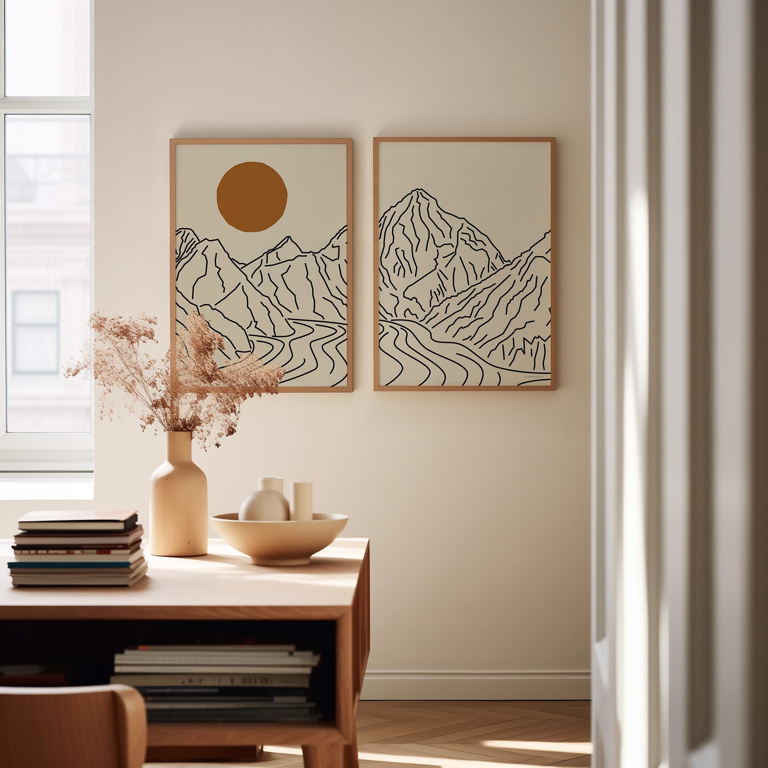 Avontuur aan de Muur: De K2 in Lijntekening Tweeluik Poster