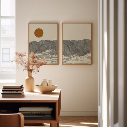 Tweeluik Poster - Jouw Herinnering aan Oahu, Hawaii