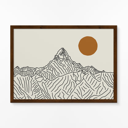 Mount Everest Poster Horizontal: The Magic of the Himalayas