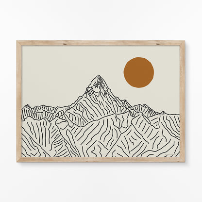 Mount Everest Poster Horizontal: The Magic of the Himalayas