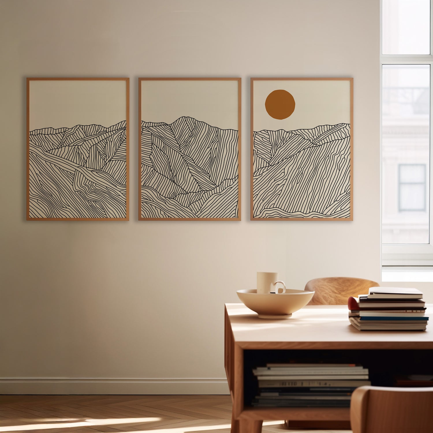 Dreiteiliges Poster: Geschichten aus den Südlichen Japanischen Alpen