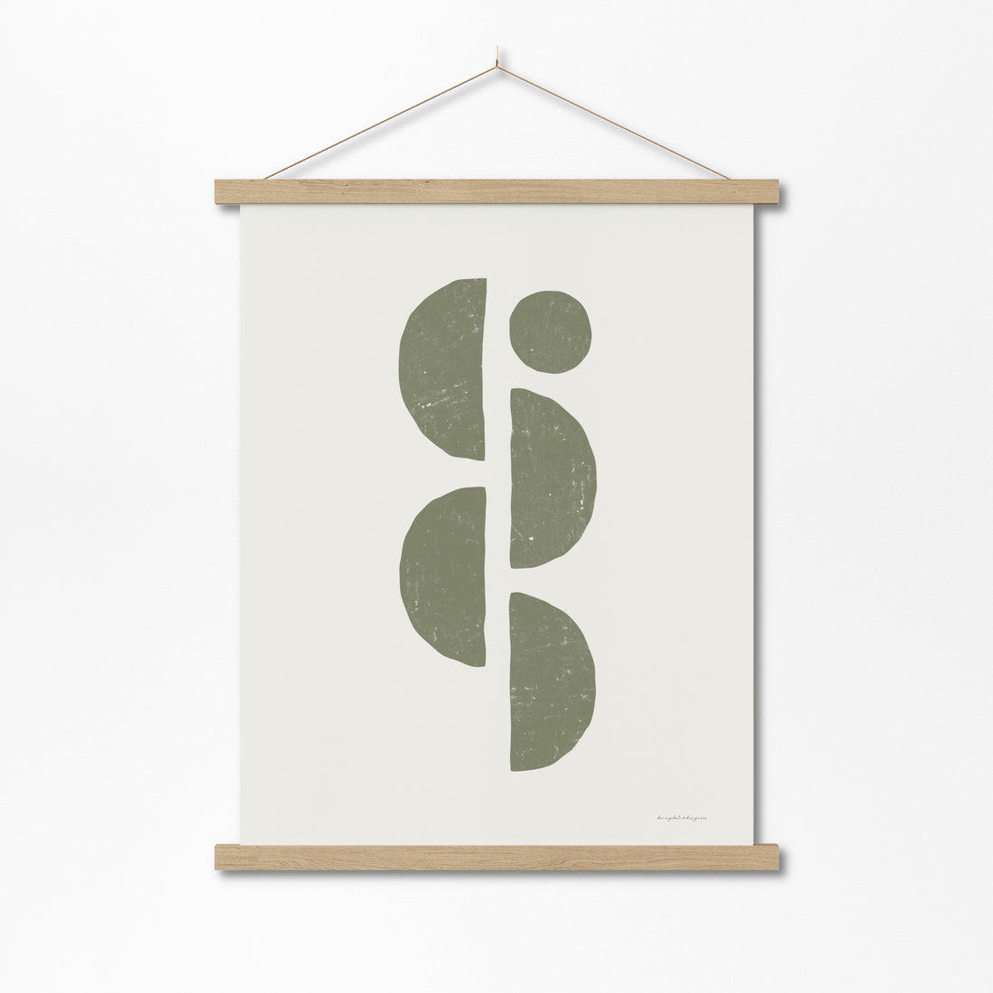 Japandi Wabi Sabi Poster: Unwind in Style with Hanger