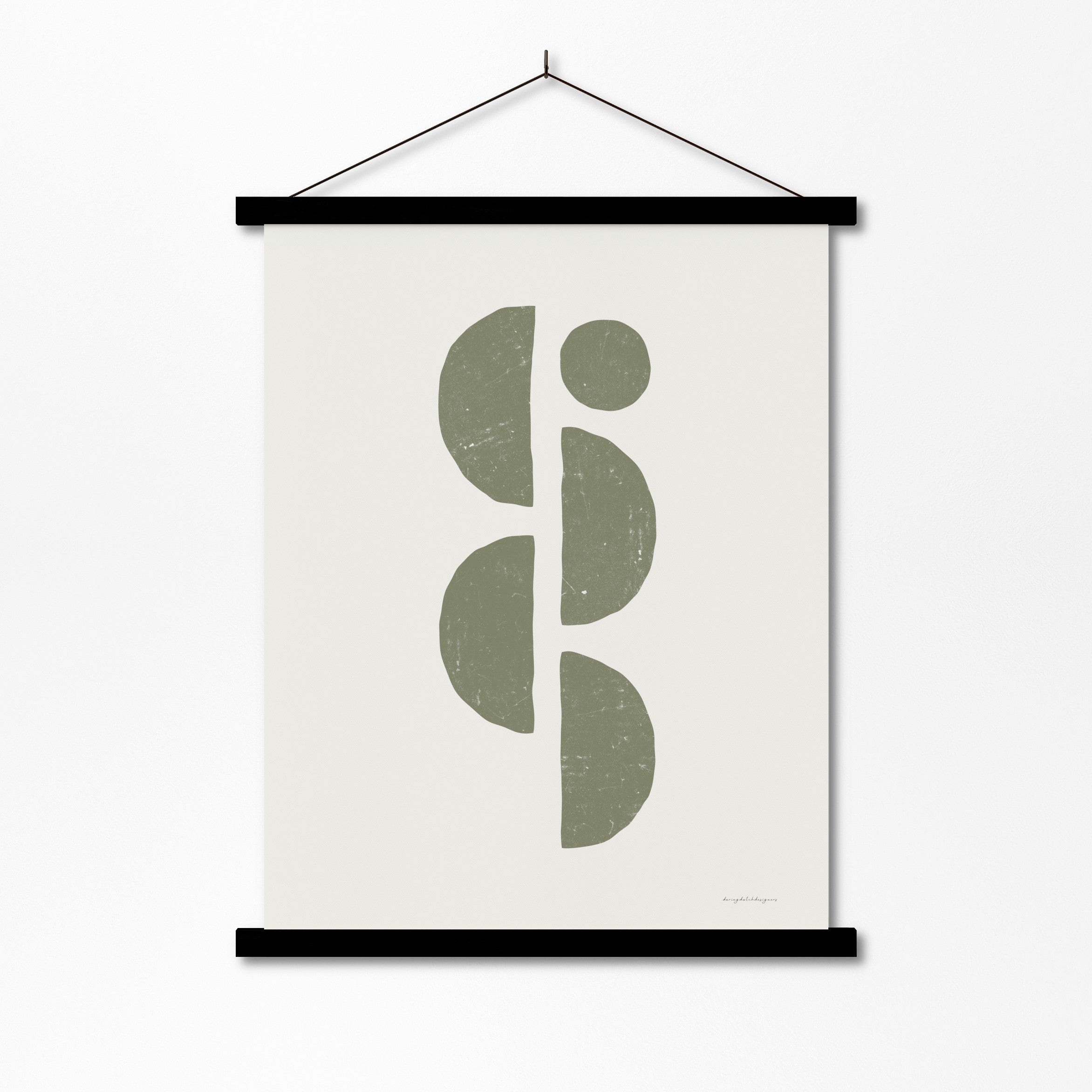 Japandi Wabi Sabi Poster: Unwind in Style with Hanger