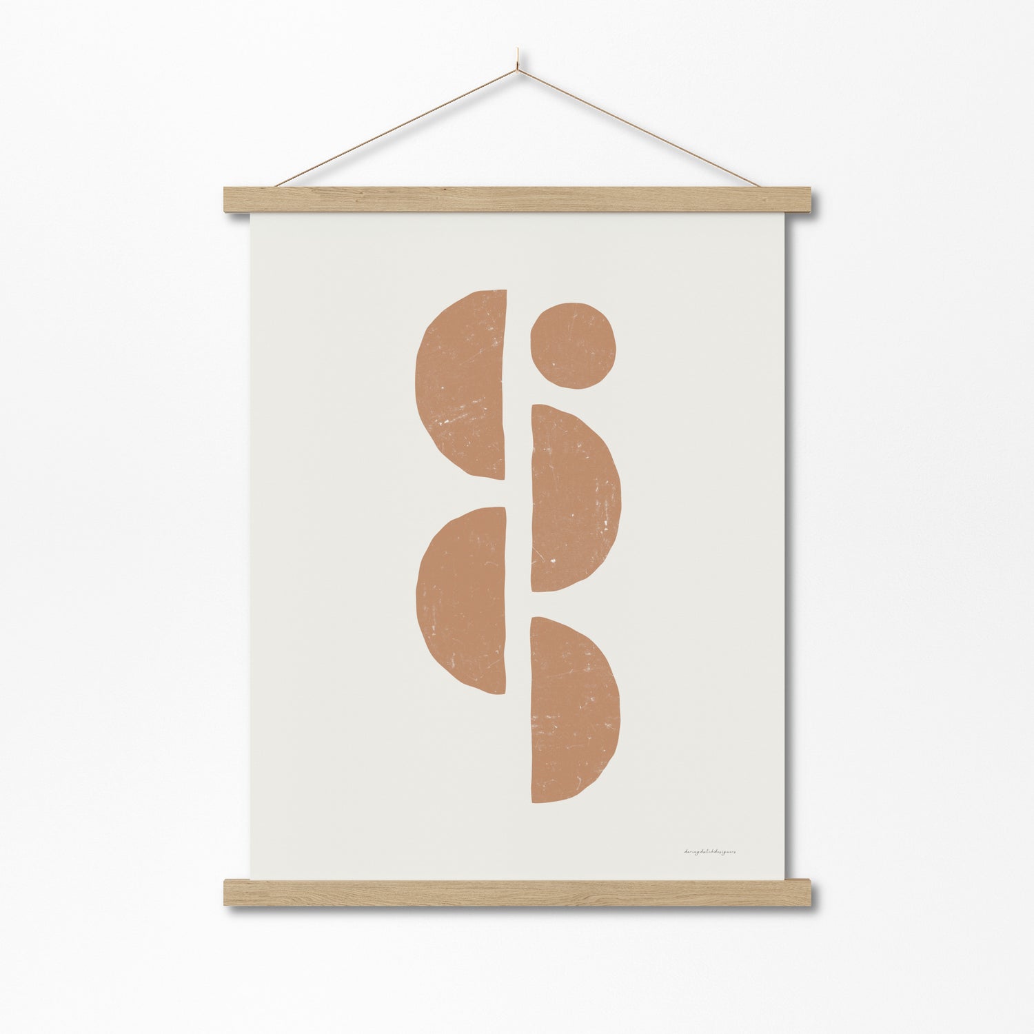 Japandi Wabi Sabi Poster: Unwind in Style with Hanger