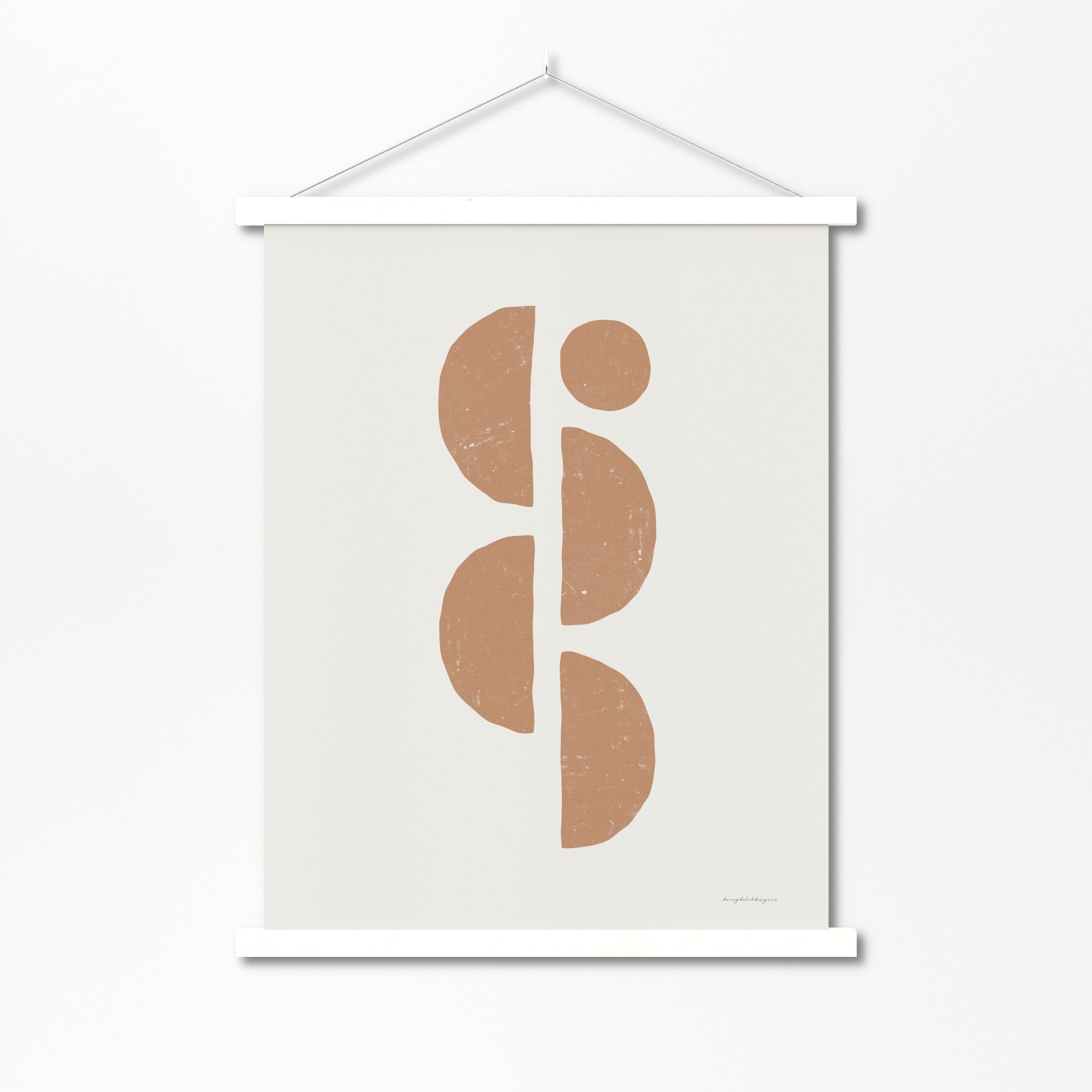 Japandi Wabi Sabi Poster: Unwind in Style with Hanger