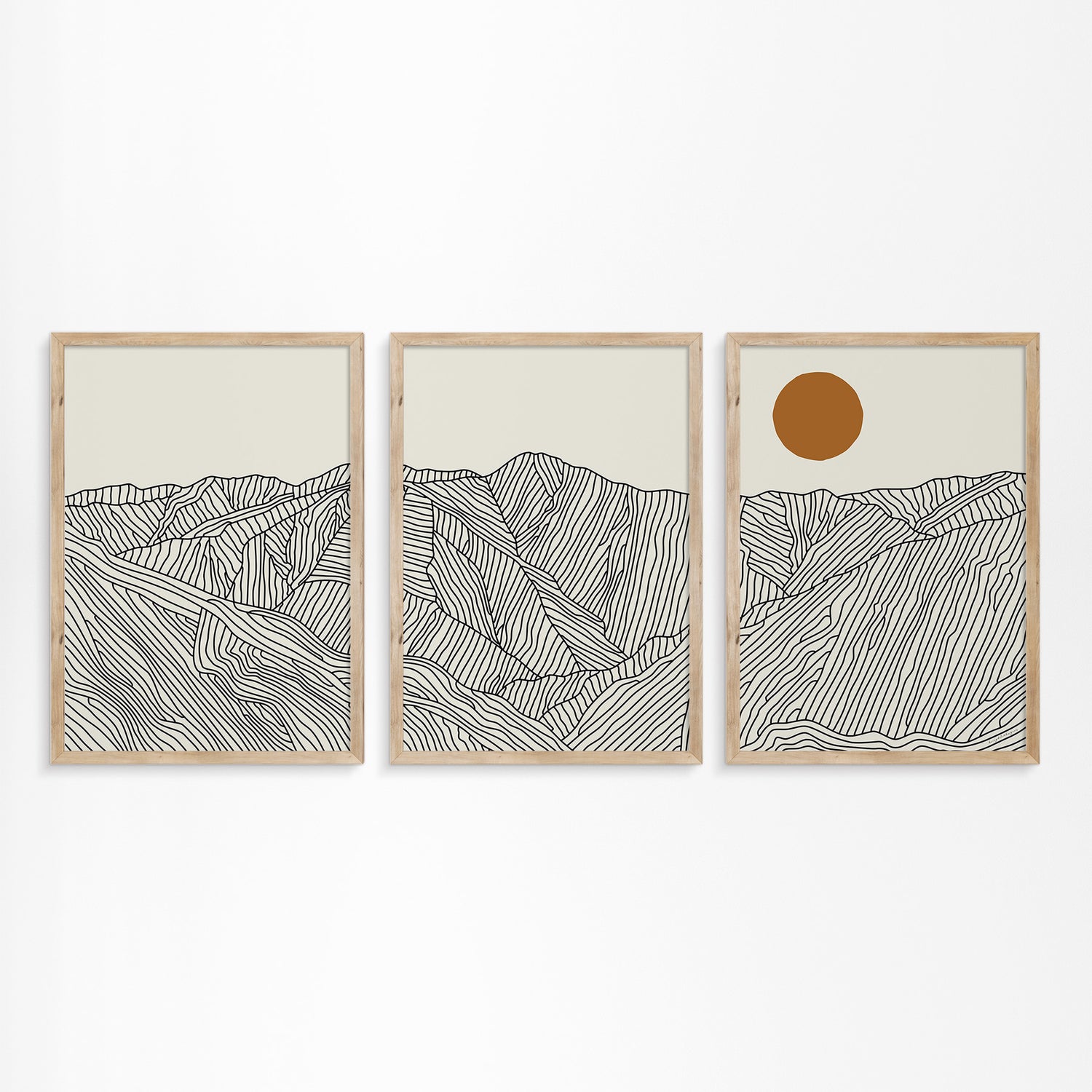 Dreiteiliges Poster: Geschichten aus den Südlichen Japanischen Alpen